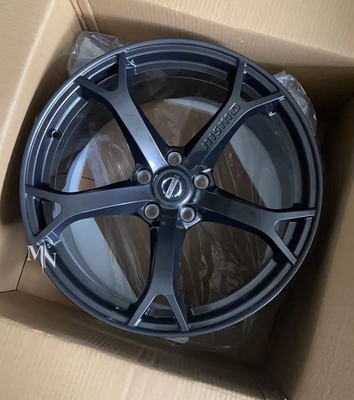 A roda Rim Nissan 370Z Z34 Monoblock do Gunmetal do OEM de Nissan Nismo forjou as rodas