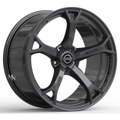 A roda Rim Nissan 370Z Z34 Monoblock do Gunmetal do OEM de Nissan Nismo forjou as rodas