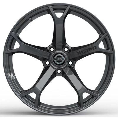 A roda Rim Nissan 370Z Z34 Monoblock do Gunmetal do OEM de Nissan Nismo forjou as rodas