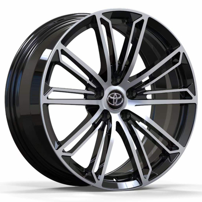 Toyota 19" automóvel da forja do projeto do OEM roda a cara feita à máquina