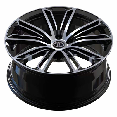 Toyota 19" automóvel da forja do projeto do OEM roda a cara feita à máquina