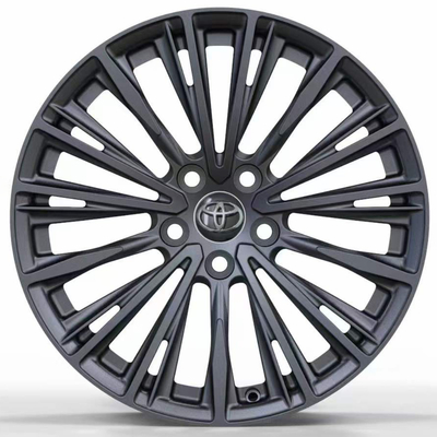 Toyota 18" projeto Matt Black Forge Auto Wheels do OEM para a coroa de Toyota