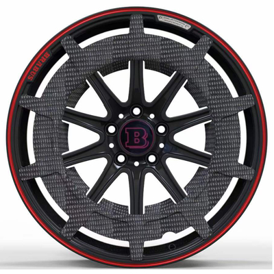 A fibra Brabus do carbono forjou as rodas para Mercedes Benz AMG S63
