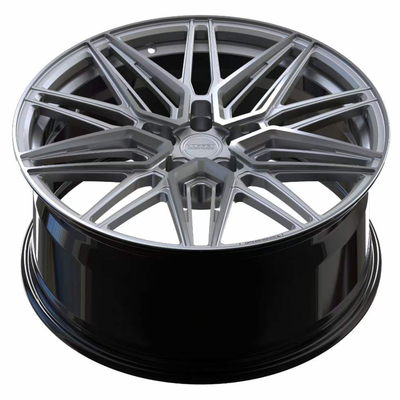 O cetim Vossen de prata HF-7 forjou as rodas para a terra Rover Range Rover