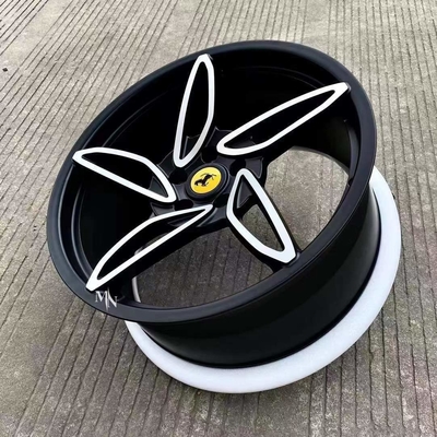 5 raios Ferrari forjaram as rodas para 458 um revestimento feito sob encomenda de 488 aranhas