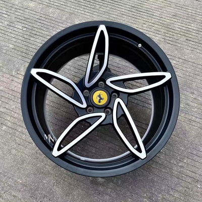 5 raios Ferrari forjaram as rodas para 458 um revestimento feito sob encomenda de 488 aranhas