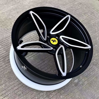 5 raios Ferrari forjaram as rodas para 458 um revestimento feito sob encomenda de 488 aranhas