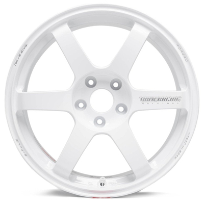 Volk que compete a SAGA TE37 S-mais o traço 18X9.5 branco +38 +45 5x114.3 5X120
