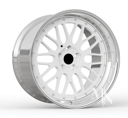 2 peças de rodas personalizadas forjadas BBS LM LMR LeMans Limes de ouro para BMW 370z 350z