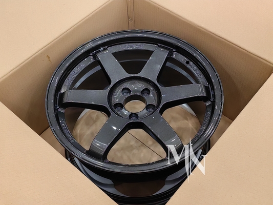 Volk Racing TE37 SL Roda Vermelha Edição III 4x100 5x120 18 19 20 polegadas Custom Double Black Rims