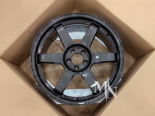 Volk Racing TE37 SL Roda Vermelha Edição III 4x100 5x120 18 19 20 polegadas Custom Double Black Rims