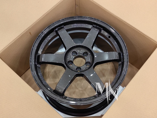 Volk Racing TE37 SL Roda Vermelha Edição III 4x100 5x120 18 19 20 polegadas Custom Double Black Rims
