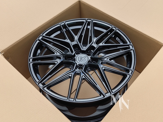 Volantes pretos brilhantes para Audi RS6 C5 C6 C7 C8 18 19 20 21 22 polegadas