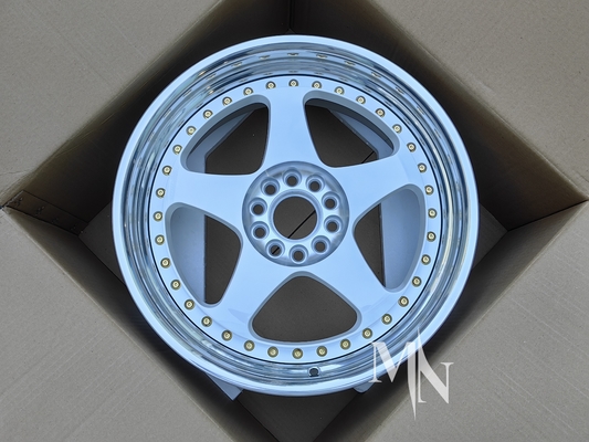 Rodagens Nismo LM GT2 de duas peças para Nissan R35 R33 GTR 350Z 370Z 18 19 20 21 22 polegadas