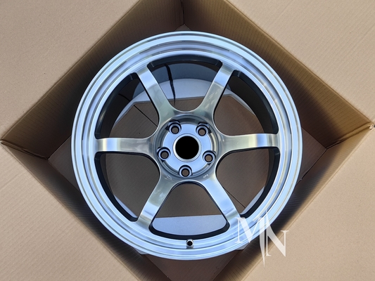 Advan R6 rodas para Nissan GTR R32 R33 R34 R35 18 19 20 polegadas Edição preta Algodão