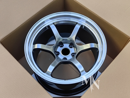Advan R6 rodas para Nissan GTR R32 R33 R34 R35 18 19 20 polegadas Edição preta Algodão