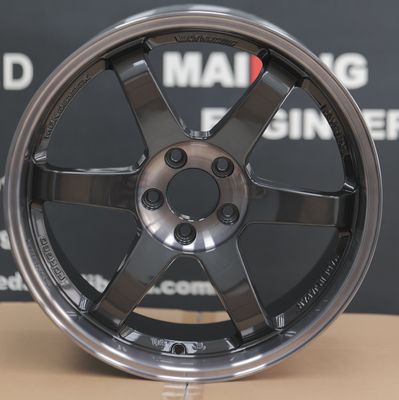 Rays Volk Racing Roda Forjada Te37 SL Duplo Prato Preto Profundo