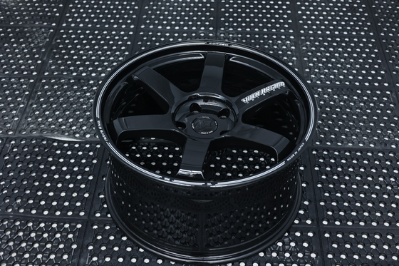 Raios TE37 Ultra Track Edition ii Volk Racing Forged Wheels Preto Brilhante