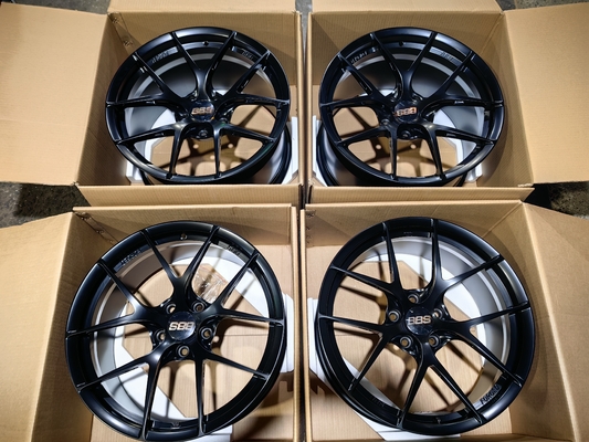 Rodas BBS Fi-R Preto Satinado Rodas Forjadas em Liga de Alumínio 6061-T6