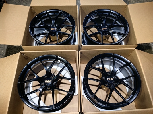 Rodas BBS Fi-R Preto Satinado Rodas Forjadas em Liga de Alumínio 6061-T6