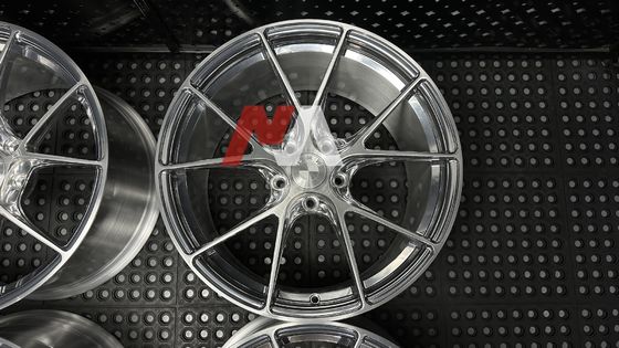 Rodas Forjadas BMW Prata Polida Face Escovada Para F87 F80 F82 F90 M2 M3 M4 M5