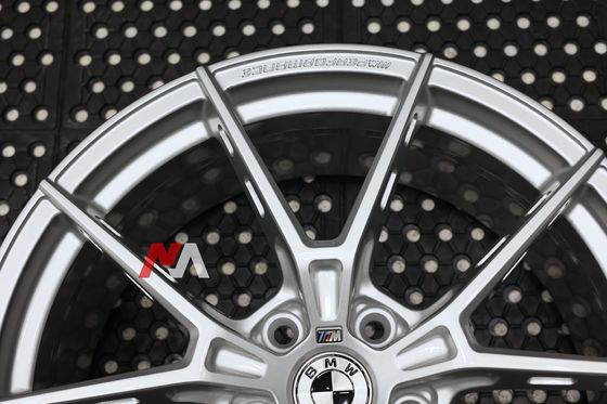 BMW 863M rodas forjadas diamante prata
