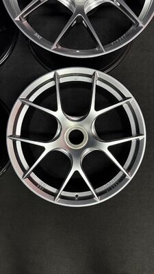 BBS FI R Centerlock Diamond Silver Wheels for Porsche 911 991 992 GT3 GT3RS