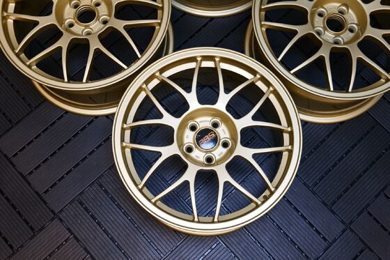 Subaru Impreza 22B Raro BBS RG334 5X100 Rodas Forjadas Jantes WRX STI GC8