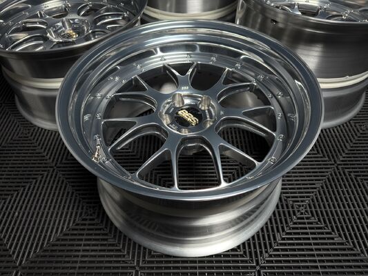 BBS LM polido prata cromado para Nissan GTR R35